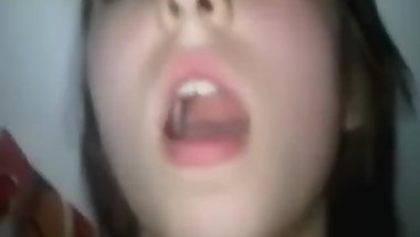 Blonde Teen Tries Her First BBC Freshmen Year In College