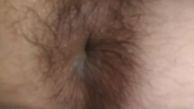 Twink fingering cum leaking ass