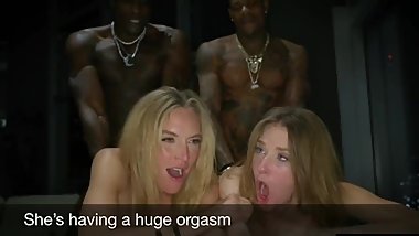 His Massive cock Deep inside her makes her eyes roll during orgasm