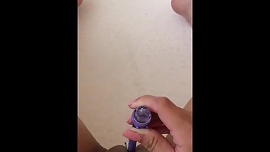 Cumming Hard With Electric Toothbrush