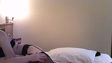 Teen crossdresser pleasures older man