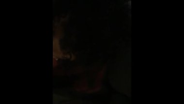 Black girl gives sloppy head