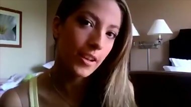 HOT porn babe Jenna Haze erotic sensual cam girl in homemade ASMR (WARNING)