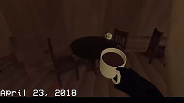 VRDF gets fucked by anime sluts while running cafe (Found VHS footage)