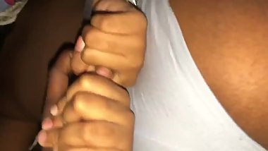 Ebony gettin backshots