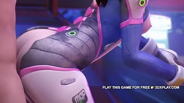 THE BEST OVERWATCH PORN D.VA HARD FUCK PUSSY