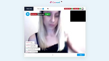 omegle coomet blonde shows up (non-naked)