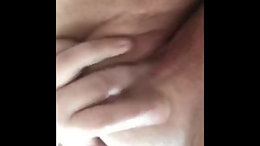 Rubbing till I cum next to my sleeping boyfriend~