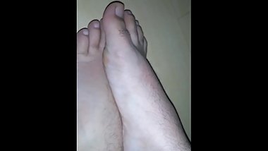 Teen boy feet and soles