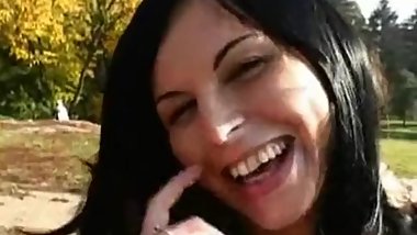 Fuck teen babe in public