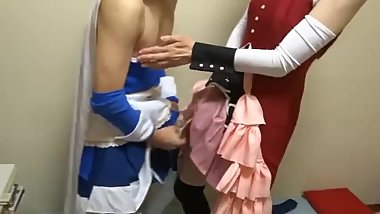 Cosplay Transgebders Mutual Masturbation