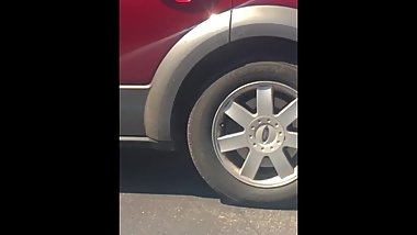 I was jerking off in the back of my van These two pulled in and fucked