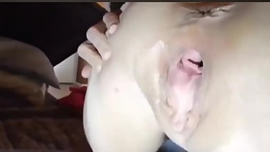 Older black man  stretches white teen