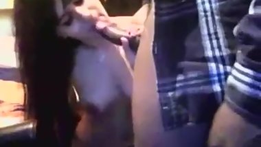 Pakistani girl sucks of a black dick