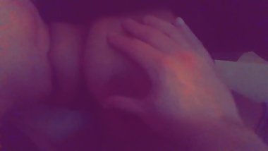 Teen got horny with her boobs