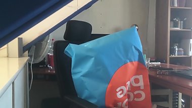 Breathplaying Crossdresser Gets Locked Up Inside Paper Bag