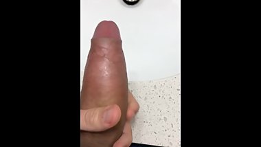 Young Male Cums in Sink