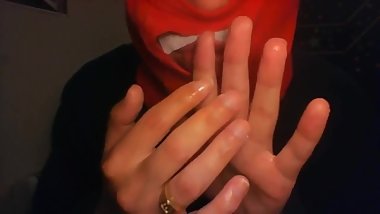 Deborah hand fetish webcam 03 05 18 sucking her fingers erotic asmr