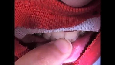 Deborah hand fetish biting some of her nails erotic asmr