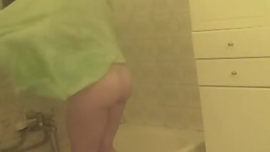 Shower spy teen