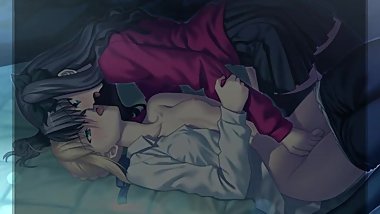 Fate/stay night Jam it in sex scene (No CG dragon)