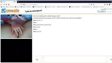 sexy latina on omegle rubbing her tight pussy