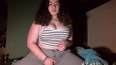 Hot bbw girl undressing for me