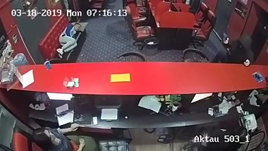 Try not to get a boner challenge!! ( guy sleeps during armed robbery)