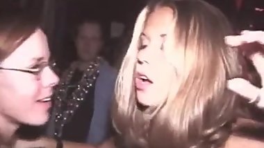 Hot party girl shows off then gets fucked