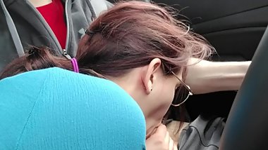 Skinny Latina roadhead fail