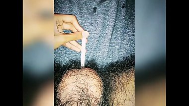 Hairy teen fucks his delicious tight ass