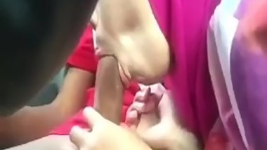 Hijab Teen HOT sucking Asian Big cock in car