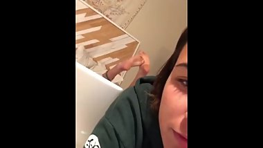 Teen Girl Shows Feet