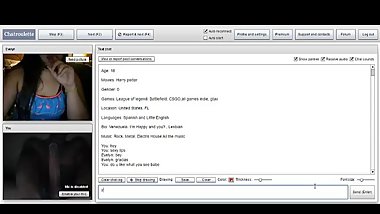 A lot of bitches teasing me and getting naked for my cock- omegle