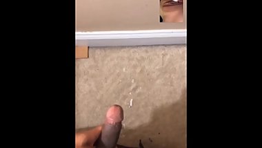 Teen Couple Masturbate on FaceTime  Wet Pussy and Cumshot